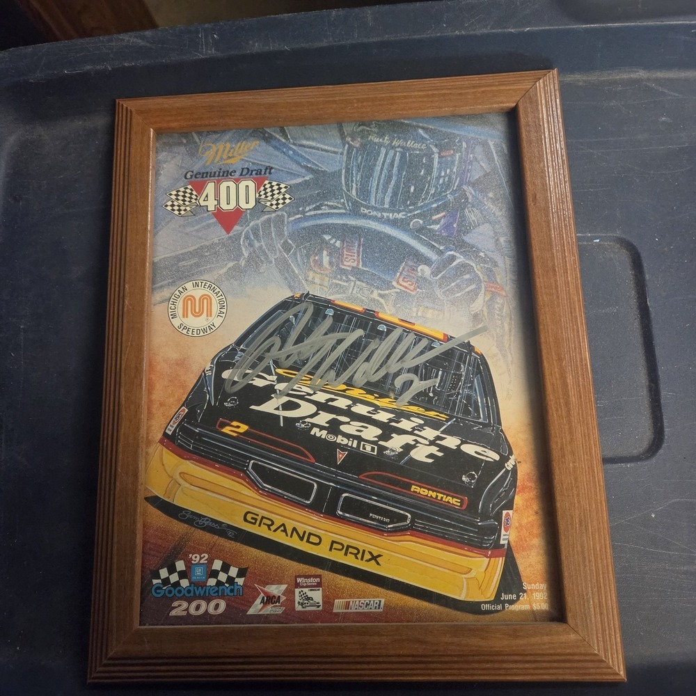Michigan International Speedway Program 1992~Miller Genuine Draft 400 Rusty Wall